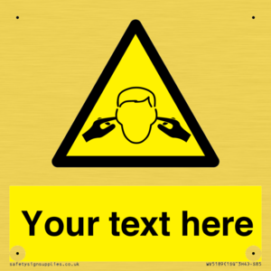 Custom Noise Hazard Sign